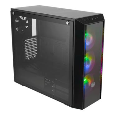 MasterBox Pro 5 ARGB Tempered Glass, No PSU, E-ATX, Black, Mid Tower Case
