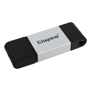 DataTraveler 80, 32GB, USB Type-C 3.2 Gen 1, Black/Silver, Flash Drive