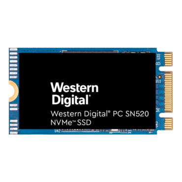 256GB PC SN520, 1700 / 1300 MB/s, 3D NAND, PCIe NVMe 3.0 x2, M.2 2242 SSD