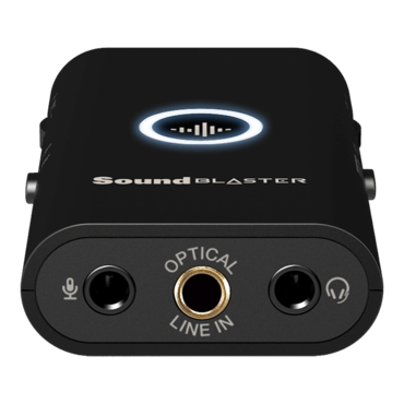 Sound Blaster G3, 2.0 Channels, 24-bit / 96 kHz, 100 dB SNR, USB Sound Card