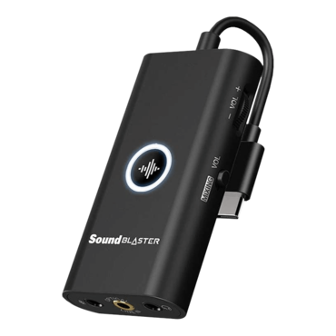 Sound Blaster G3, 2.0 Channels, 24-bit / 96 kHz, 100 dB SNR, USB Sound Card