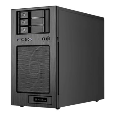 CS330, 3 x 3.5&quot; Hotswap Bay, No PSU, microATX, Black, Desktop Chassis