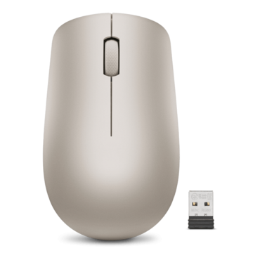 530 (GY50Z18988), 1200-dpi, Wireless, Almond, Optical Mouse