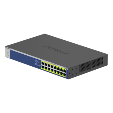 16-Port Gigabit Ethernet High-Power PoE+ Unmanaged Switch (260W)