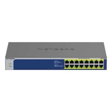 16-Port Gigabit Ethernet High-Power PoE+ Unmanaged Switch (260W)