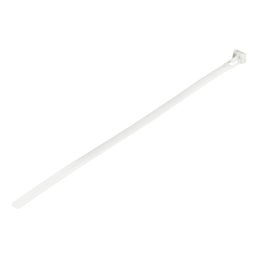 CBMZTRB10, 10&quot;(25cm) Reusable Cable Ties - 1/4&quot;(7mm) wide, 100 Pack - White