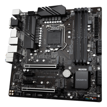 W480M VISION W, Intel® W480 Chipset, LGA 1200, 2x DP, microATX Motherboard