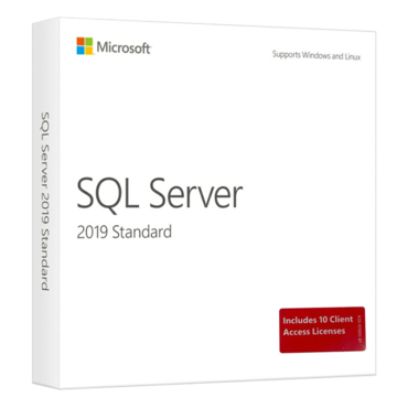 SQL Server 2019 Standard Edition - box pack - 1 server, 10 clients