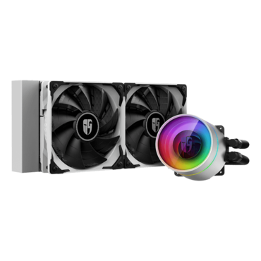 CASTLE 240EX WHITE, ARGB LED, 240mm Radiator, 150W TDP, White, Liquid Cooling System