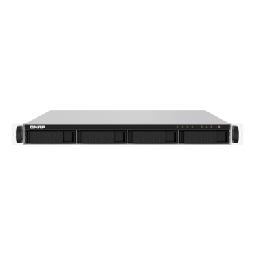 TS-432PXU-RP-2G, 4-bay 1U NAS Server, Alpine AL324, 4-core 1.7GHz processor, 16GB DDR4 RAM (2GB pre-installed), SATA 6Gb/s, 2.5GbLAN / 2, 10GbLAN / 2, Type-A USB 3.2 Gen 1 / 4, 250W Rdt PSU