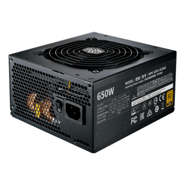 MWE GOLD 650 - V2 FULL MODULAR, 80 PLUS Gold 650W, Fully Modular, ATX Power Supply