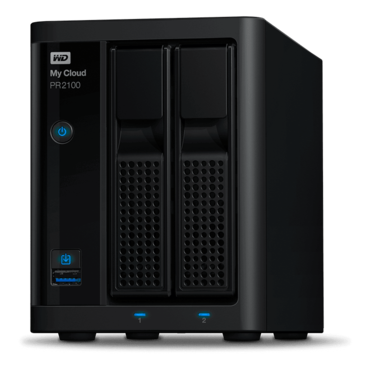 My Cloud Pro Series (28TB) PR2100 2-bay NAS Server, Intel® Pentium N3710 1.6GHz, DDR3 RAM (4GB pre-installed), SATA 6Gb/s, GbLAN / 2, USB 3.0 / 2