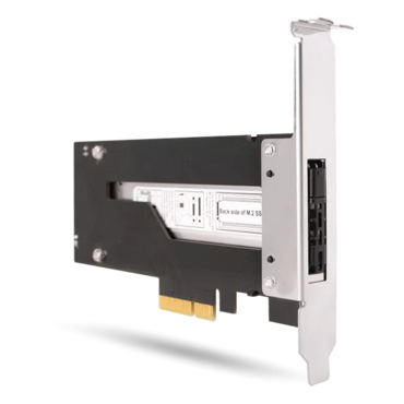 ToughArmor MB840M2P-B, M.2 NVMe SSD to PCIe 3.0/4.0 x4 Removable SSD Mobile Rack for PCIe Expansion Slot