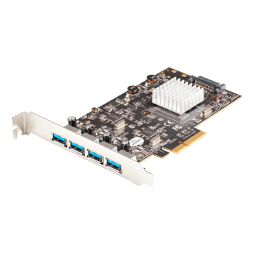 PEXUSB314A2V2, 4 x USB 3.2 Connector to PCI Express 3.0 x4 Add-On Card