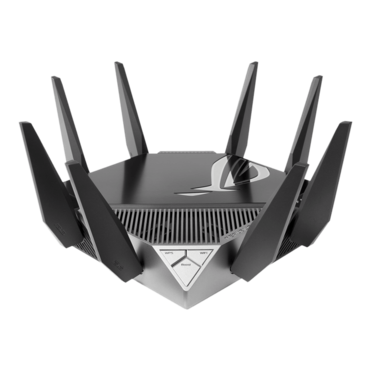 ROG Rapture GT-AXE11000, IEEE 802.11ax, Tri-Band 2.4 / 5 / 6 Ghz, 1148 / 4804 / 4804 Mbps, 2xUSB 3.2, 5xRJ45, Retail Wireless Router