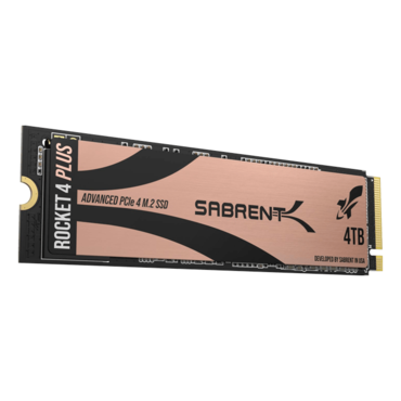 4TB Rocket 4 Plus, 7100 / 6600 MB/s, TLC NAND, PCIe NVMe 4.0 x4, M.2 2280 SSD
