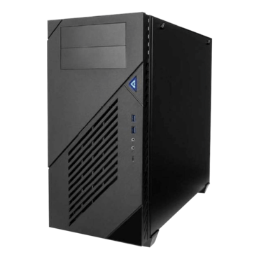 PE715, 2x 5.25&quot; External Bays, 6x 3.5&quot;, 2x 2.5&quot; Internal Bays, No PSU, CEB, Black, Mid Tower Chassis - TAA Compliant