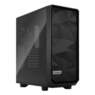 Meshify 2 Compact Light Tempered Glass, No PSU, ATX, Black, Mid Tower Case