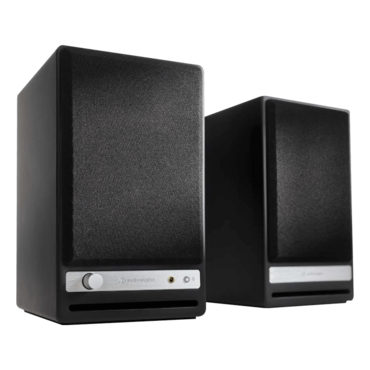 HD4-BLK, 2.0 (2 x 30W), w/ Bluetooth APTX-HD, Satin Black, Retail Speaker System