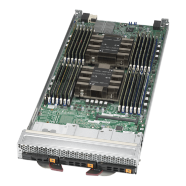 Supermicro Dual-Socket Blade SBI-6129P-T3N, Intel® Xeon® Scalable, NVMe/SATA, Blade Module
