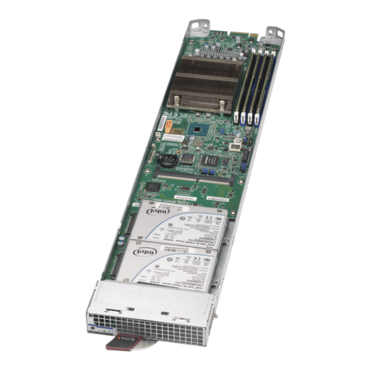 Supermicro MicroBlade MBI-6219B-T41N, Intel® Xeon® D-2141I, NVMe/SATA, Blade Module