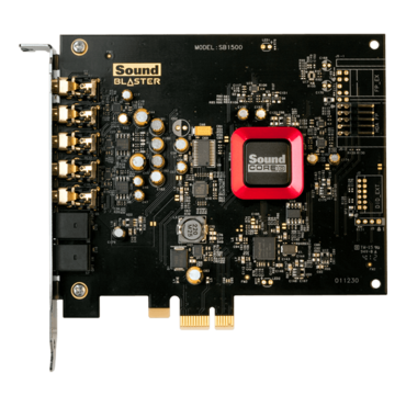 Sound Blaster Z SE, 7.1 Channels, 24-bit / 192kHz, 116 dB SNR, PCIe Sound Card