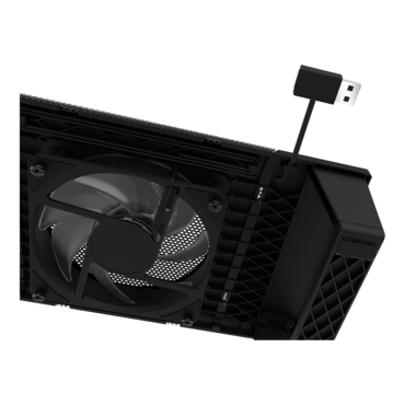 Connect Stand Notepal Network Devices Cooling Solution, Metal Mesh, SickleFlow 120 Reverse Edition fan, and USB Connectivity