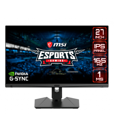 Optix MAG274R2, 27&quot; IPS, 1920 x 1080 (FHD), 1 ms, 165Hz, G-SYNC® Compatible Gaming Monitor