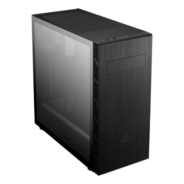 MasterBox MB600L V2 w/ ODD Tempered Glass, No PSU, ATX, Black, Mid Tower Case