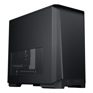 Eclipse P200A Performance w/ Window, No PSU, Mini-ITX, Black, Mini Tower Case