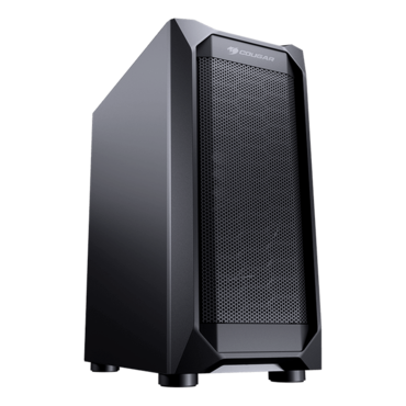 MX410 Mesh, No PSU, ATX, Black, Mid Tower Case
