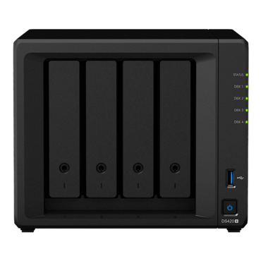 Synology DS420+ (1TB HDD Included), Intel® Celeron® J4025, 4-Bay, SATA, NAS Server Storage System