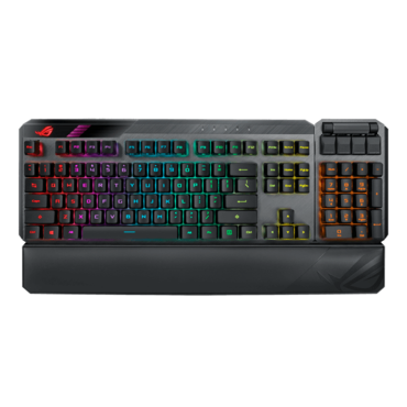 ROG Claymore II, Per Key RGB, ROG RX Red, Wireless/Wired, Black, Mechanical Gaming Keyboard