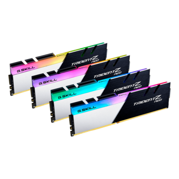 128GB (4 x 32GB) Trident Z Neo DDR4 3600MHz, CL18, Black/Silver, RGB LED, DIMM Memory