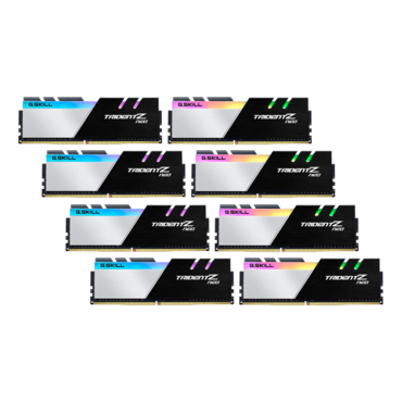 256GB (8 x 32GB) Trident Z Neo DDR4 3600MHz, CL18, Black/Silver, RGB LED, DIMM Memory