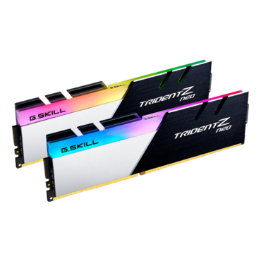 32GB (2 x 16GB) Trident Z Neo DDR4 3800MHz, CL14, Black/Silver, RGB LED, DIMM Memory