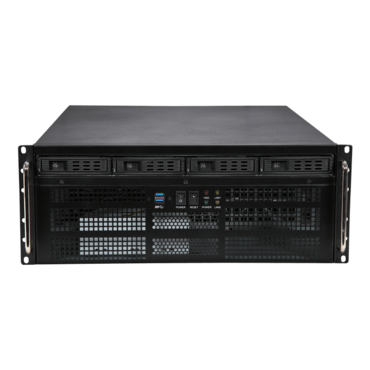 RM-4U8G1043, 4x 3.5"/2.5", 2x 3.5" Drive Bays, No PSU, E-ATX, Black, 4U Chassis