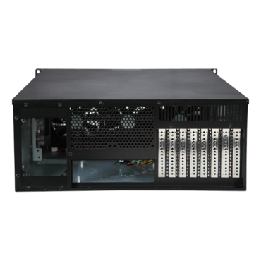 RM-4U8G1043, 4x 3.5"/2.5", 2x 3.5" Drive Bays, No PSU, E-ATX, Black, 4U Chassis