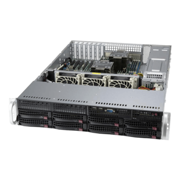 Supermicro SuperServer SYS-620P-TR(T), 3rd Generation Intel® Xeon® Scalable Processors, SATA/SAS, 2U Rackmount Server Computer