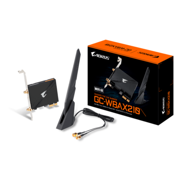 GC-WBAX210, AX210, Tri-Band, Wi-Fi 6E, Bluetooth 5.2, PCIe Wireless Adapter