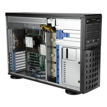 Supermicro SuperServer SYS-740P-TR(T), 3rd Generation Intel® Xeon® Scalable Processors, SATA/SAS, 4U Rackmount / Tower Server Computer