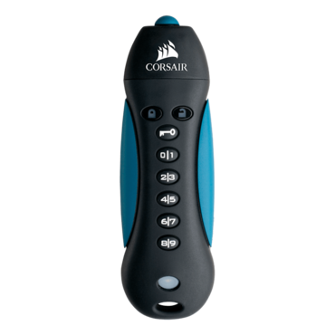 Flash Padlock® 3, 16GB, USB 3.0, Black/Blue, Hardware Encrypted Flash Drive