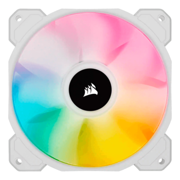 iCUE SP120 RGB ELITE Performance White 120mm, 1500 RPM, 47.73 CFM, 28 dBA, Cooling Fan