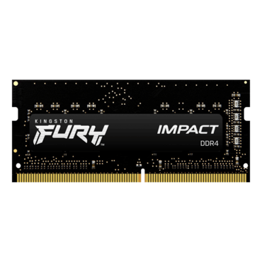 8GB FURY Impact DDR4 2666MHz, CL15, Black, SO-DIMM Memory