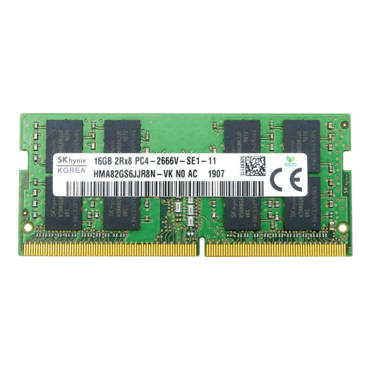 16GB HMA82GS6JJR8N-VK Dual-Rank, DDR4 2666MHz, CL19, SO-DIMM Memory