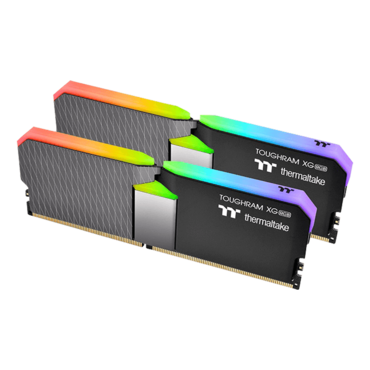 16GB Kit (2 x 8GB) TOUGHRAM XG RGB DDR4 4000MHz, CL19, Black, RGB LED, DIMM Memory