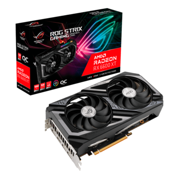 Radeon™ RX 6600 XT ROG-STRIX-RX6600XT-O8G-GAMING, 2428 - 2607MHz, 8GB GDDR6, Graphics Card