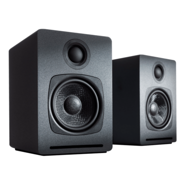 A1-MR, Wired/Wireless, Black, 2.0 Channel Bookshelf Speakers