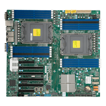 X12DPi-N6, Intel® C621A, LGA 4189 / 2, DDR4-3200 4TB 3DS ECC LRDIMM / 18, VGA, 1GbE LAN / 2, E-ATX, Retail