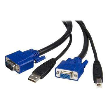 SVUSB2N1_6, 6 ft 2-in-1 USB KVM Cable